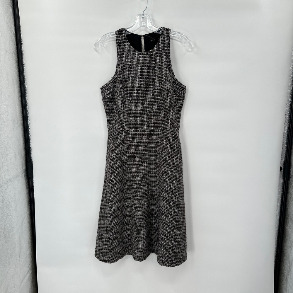 New Preppy Tweed Dress size 4‎ Banana Republic Sleeveless Old Money Academia